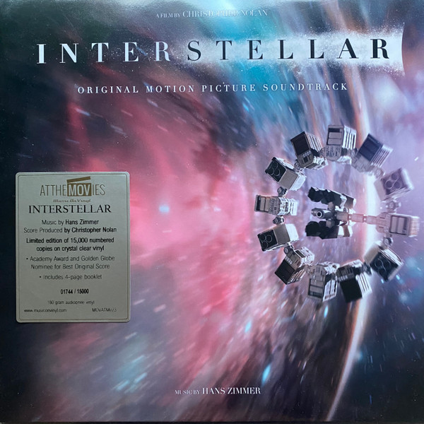 Hans Zimmer - Interstellar, Original Motion Picture Soundtrack, 2LP, Clear Crystal,vinila plates, 12&quot; vinyl record