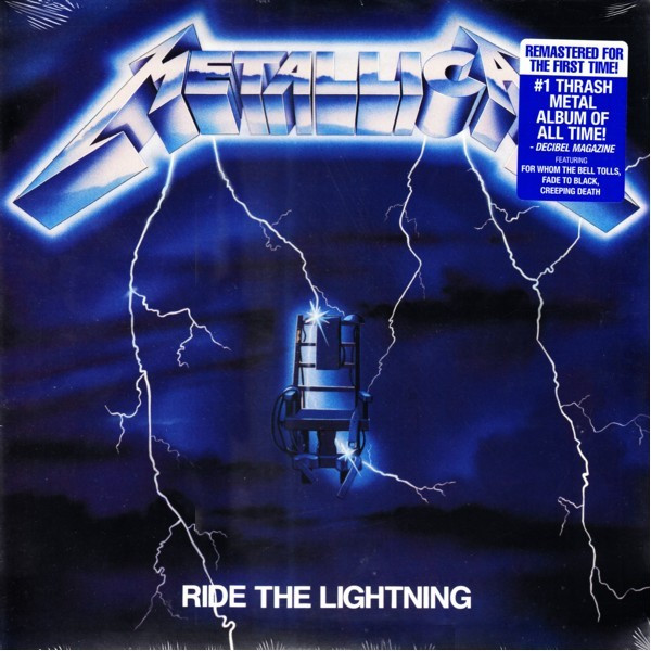 Metallica - Ride The Lightning, LP, vinila plate, 12&quot; vinyl record