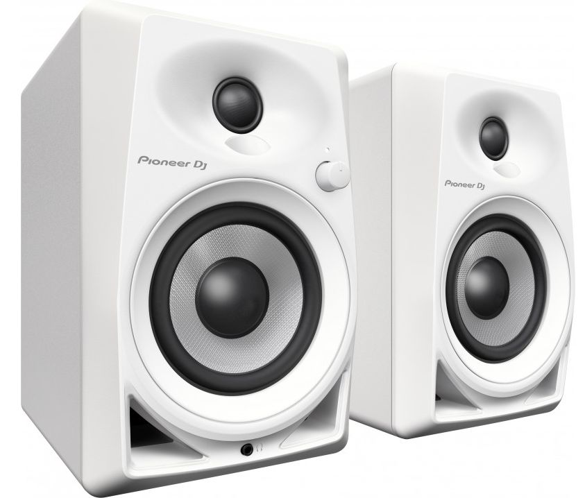 Pioneer DM-40-W, aktīvās skandas, plaukta skaļruņi, Loudspeaker, balti