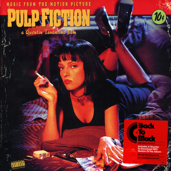 Pulp Fiction - Music from the motion picture, a Quentin Tarantino film, OST, LP, vinila skaņuplate, 12&quot; vinyl record