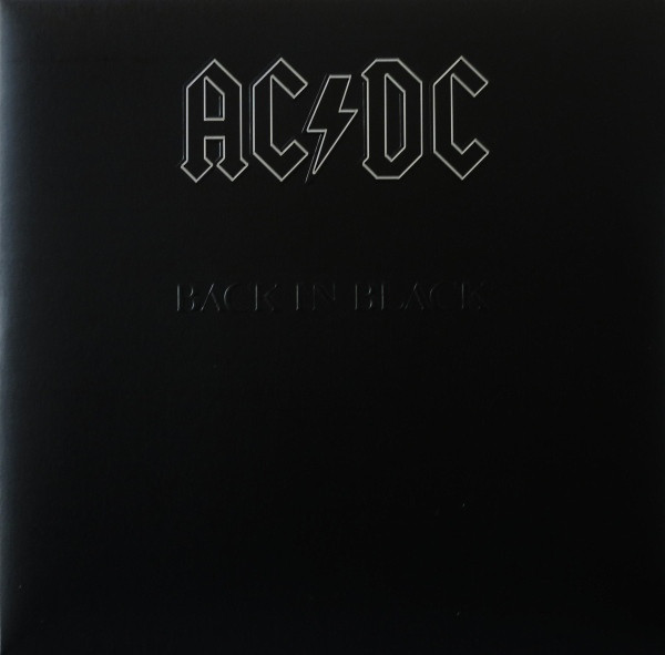 AC/DC - Back In Black, LP, vinila plate, 12&quot; vinyl record