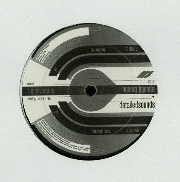 Analog Agenda - SUPERSLOOP EP, Maxi-Single, 12&quot; vinyl record