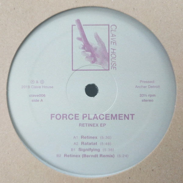 Force Placement - Retinex, Maxi-Single, 45 RPM, 12&quot; vinyl record