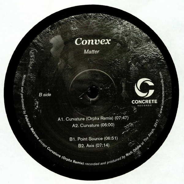 Matter  - Convex, Maxi-Single, 45 RPM, 12&quot; vinyl record