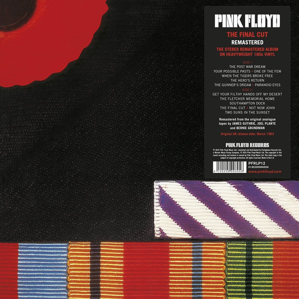 Pink Floyd - The Final Cut, LP, vinila plate, 12&quot; vinyl record