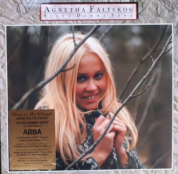 Agnetha Fältskog - Sjung Denna Sång, LP, vinila plate, 12&quot; vinyl record