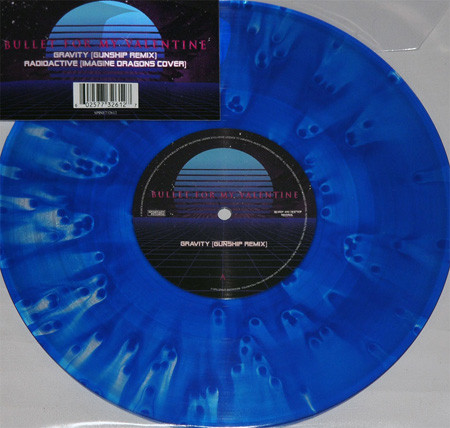 Bullet For My Valentine - Gravity (Gunship Remix) / Radioactive, Maxi-Single, 45 RPM, 10&quot; vinyl record