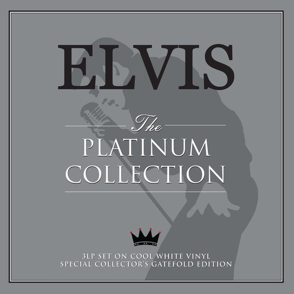 Elvis Presley - The Platinum Collection, 3LP, vinila plate, 12&quot; white vinyl record