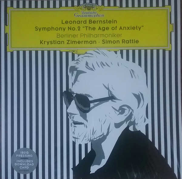 Leonard Bernstein, Berliner Philharmoniker, Krystian Zimerman, Simon Rattle - Symphony No.2 &quot;The Age Of Anxiety&quot; , LP, vinila plate, 12&quot; vinyl record