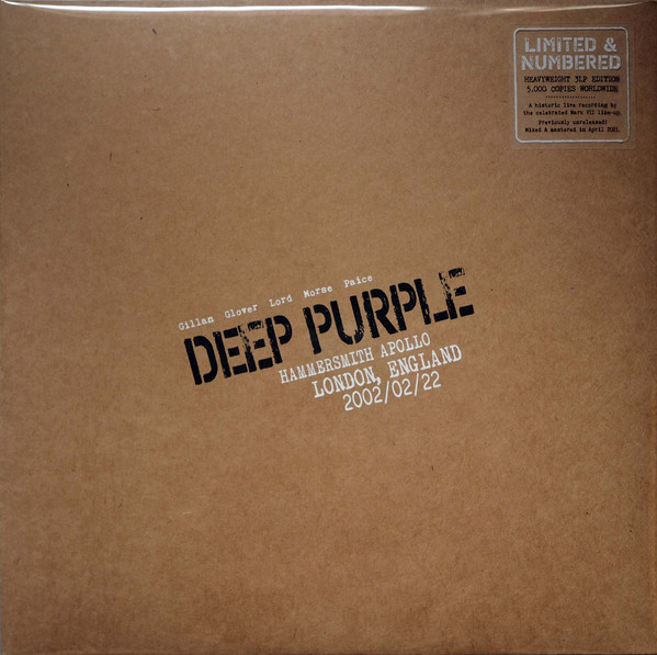 Deep Purple - Live In London 2002, 3LP, vinila plates, 12&quot; vinyl record