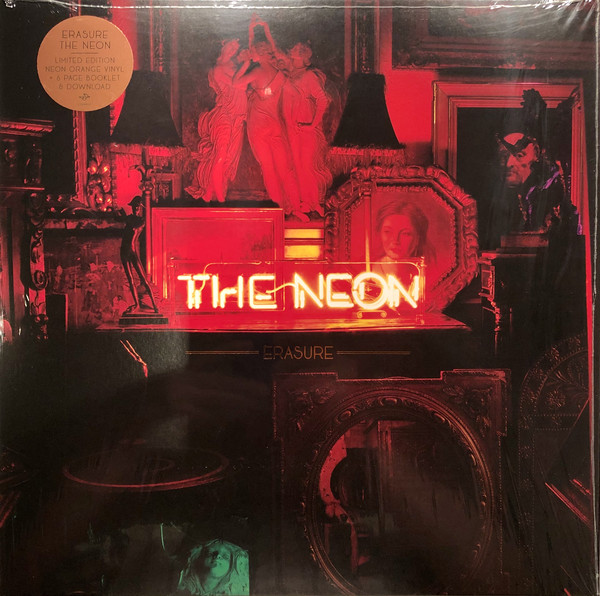 Erasure - The Neon, 2LP, vinila plates, 12&quot; vinyl record, Limited Edition, Neon Orange Vinyl