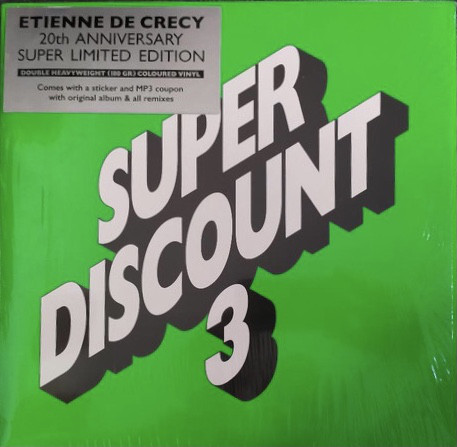 Etienne De Crécy - Super Discount 3 / 20th Anniversary Super Limited Edition, 2LP, vinila plates, 12&quot; vinyl record