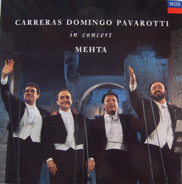 Carreras, Domingo, Pavarotti - In Concert, LP, vinila plate, 12&quot; vinyl record