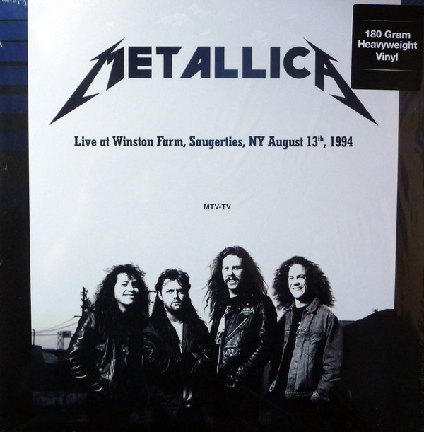 Metallica - Live at Winston Farm, Saugerties, NY August 13th, 1994, 2LP, vinila plates, 12&quot; vinyl record