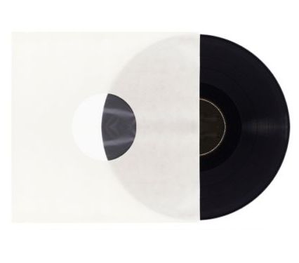 Aploksne vinilam AUDIO ANATOMY DeLux, aizsargkabatiņa skaņuplatei ar polietilēna oderi, baltas, 12&quot;, Record Sleeves for 12&quot; LP - 100 gab.